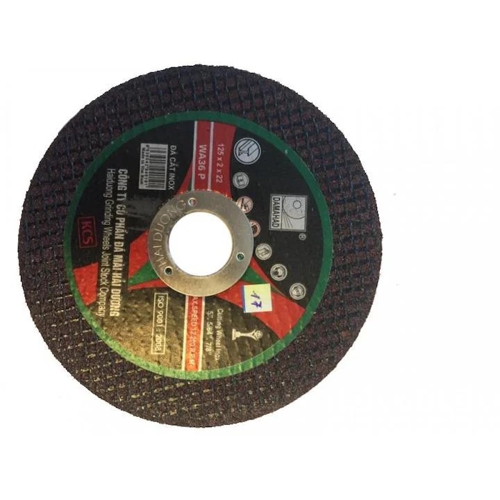 Đá cắt inox Hải Dương 125 mm (hộp 50 viên)